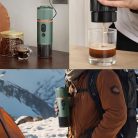 COTGCO hordozható kávéfőző akkumulátorral utazáshoz, 40 ml kávé 3 perc alatt - outlet termék