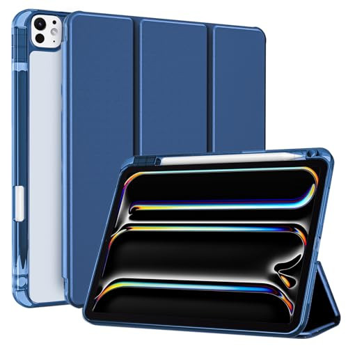 ProCase Smart tok iPad Pro 11 hüvelyk M5 2025/M4 2024 ceruzatartóval, átlátszó - outlet termék