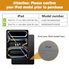 ProCase Smart tok iPad Pro 11 hüvelyk M5 2025/M4 2024 ceruzatartóval, átlátszó - outlet termék