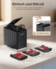 ORICO 9758C3 merevlemez ház 5 rekeszes, USB 3.1 Type-C, szerszámmentes, külső HDD - outlet termék
