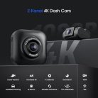 Dashcam autós kamera 1080P WiFi IPS kijelzővel - outlet termék
