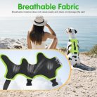 Jewyow kutyahám LED világítással, újratölthető, puha fogantyúval, 3 állítható mód - outlet termék