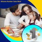 Masteymoh szilikon tortaforma számok 1 - outlet termék