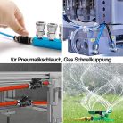 5 darabos pneumatikus csatlakozók, pneumatikus golyóscsap 6 mm, nyomásra csatlakozó - outlet termék