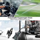 5 darabos pneumatikus csatlakozók, pneumatikus golyóscsap 6 mm, nyomásra csatlakozó - outlet termék