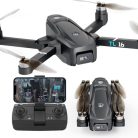 Drone Brushless motoros drón 2 kamerás 1080P, összecsukható, FPV, 3D flip, app - outlet termék