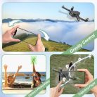 Drone Brushless motoros drón 2 kamerás 1080P, összecsukható, FPV, 3D flip, app - outlet termék