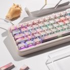 131 darabos oldalsó nyomtatású billentyűsapka készlet Cherry profil (márvány) - outlet termék