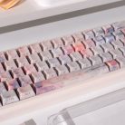 131 darabos oldalsó nyomtatású billentyűsapka készlet Cherry profil (márvány) - outlet termék