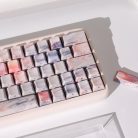 131 darabos oldalsó nyomtatású billentyűsapka készlet Cherry profil (márvány) - outlet termék