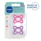 MAM Comfort cumi 2 darabos, különösen kicsi és könnyű baba cumi koraszülöttek - outlet termék