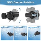 hygger 6W akváriumi hullámpumpa fekete, kerámia, 360° forgatható, 5000L/H, 230V - outlet termék