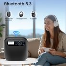 Hordozható CD lejátszó Bluetooth-tal, újratölthető Discman autóhoz FM-mel, két - outlet termék