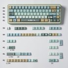 131 darabos PBT billentyűsapkák Cherry profil, mechanikus - outlet termék