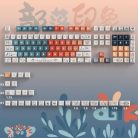 PBT Cherry profil billentyűsapka készlet 61/64/87/104/108 Cherry MX kapcsolókhoz - outlet termék