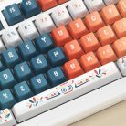 PBT Cherry profil billentyűsapka készlet 61/64/87/104/108 Cherry MX kapcsolókhoz - outlet termék