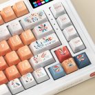 PBT Cherry profil billentyűsapka készlet 61/64/87/104/108 Cherry MX kapcsolókhoz - outlet termék