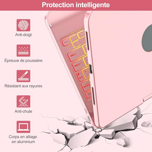 MMK billentyűzet tok iPad 10.9" 10. generáció 360 fokos forgatható védelem, stylus - outlet termék