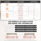 Artoid Mode Dahlia virágos asztalterítő őszi minta, 140 x 110 cm, szezonális - outlet termék