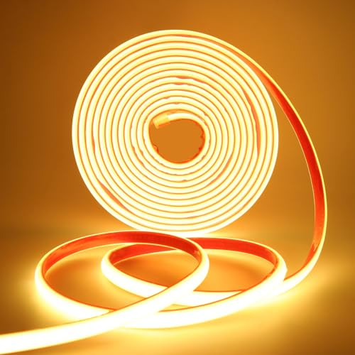 Wisada AC220-240V neon LED szalag öntapadós, 2m 288LED/m szuperfényes rugalmas FCOB - outlet termék