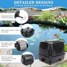 hygger 25W halastó levegőpumpa nagyon csendes - outlet termék