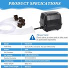 hygger 25W halastó levegőpumpa nagyon csendes - outlet termék