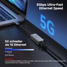 Cable Matters USB C - 5Gb ethernet adapter 5 gigabites hálózati sebesség, USB C - - outlet termék