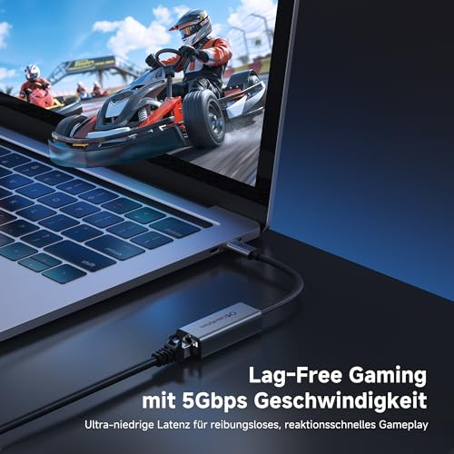 Cable Matters USB C - 5Gb ethernet adapter 5 gigabites hálózati sebesség, USB C - - outlet termék