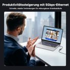 Cable Matters USB C - 5Gb ethernet adapter 5 gigabites hálózati sebesség, USB C - - outlet termék