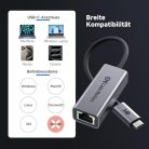 Cable Matters USB C - 5Gb ethernet adapter 5 gigabites hálózati sebesség, USB C - - outlet termék