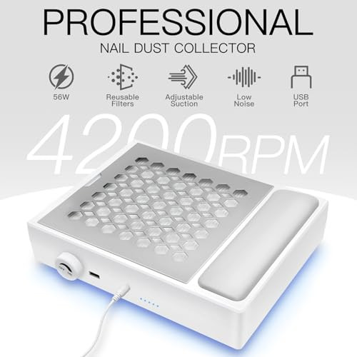 Madenia Professional 502-CD körömporszívó 56W, 2 újrahasználható szűrővel és 1 - outlet termék