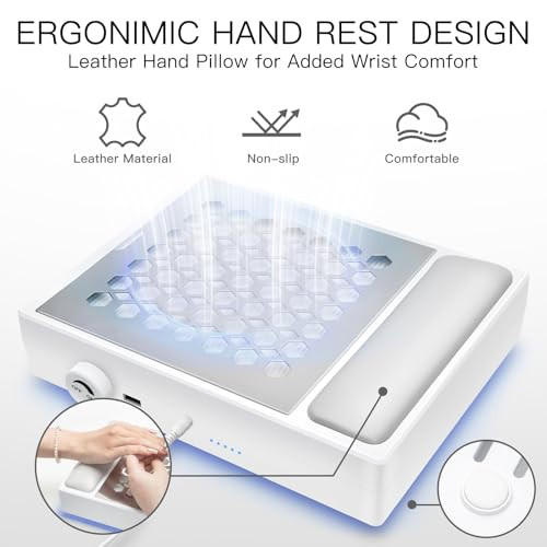 Madenia Professional 502-CD körömporszívó 56W, 2 újrahasználható szűrővel és 1 - outlet termék