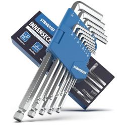   STONE REEF Allen imbuszkulcs készlet 13 darabos gömbfej, króm, 1.27-10 mm - outlet termék