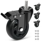 RRIUTO bútorkerék fékkel, 100 mm forgókerék M10 x 30 mm csavarral, szállítókerekek - outlet termék