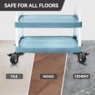 RRIUTO bútorkerék fékkel, 100 mm forgókerék M10 x 30 mm csavarral, szállítókerekek - outlet termék