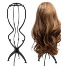 Lvefyti 2 darabos 50 cm magas parókaállvány, állítható műanyag parókafej hordozható - outlet termék