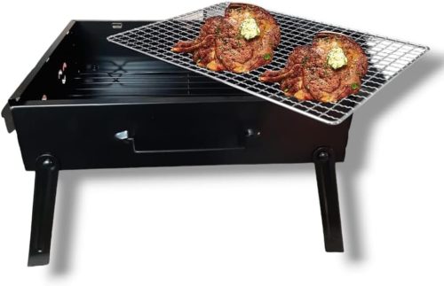 Barbecue asztal, kerti grill 1-4 fő, 35,5 x 26,7 cm - outlet termék