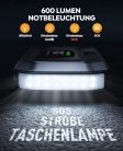 YaberAuto 6500 A indító akkumulátor kompresszorral 160 PSI, PD 65 W, 600 lumen - outlet termék