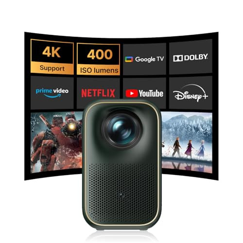 Google TV/Netflix Xming Page One intelligens projektor WiFi6 és Bluetooth 1080P - outlet termék