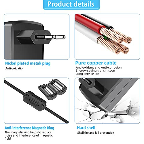 TKDY 12V 2A AC-DC adapter Casio Privia kábelhez kompatibilis Casio digitális zongora - outlet termék