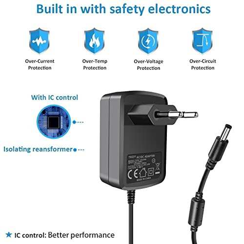 TKDY 12V 2A AC-DC adapter Casio Privia kábelhez kompatibilis Casio digitális zongora - outlet termék
