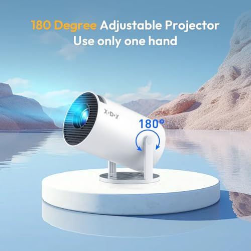XGODY Gimbal 3 mini projektor Android 11.0, 720P HD, 4K támogatás, 12000 lumen, WiFi - outlet termék