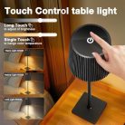 Riokko vezeték nélküli asztali lámpa LED érintős éjjeli lámpa állítható 3 - outlet termék