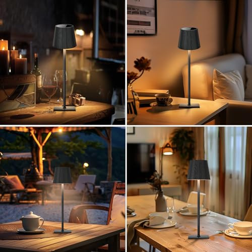 Riokko vezeték nélküli asztali lámpa LED érintős éjjeli lámpa állítható 3 - outlet termék