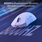 DeLUX M900PRO ergonomikus vezeték nélküli egér fehér - outlet termék