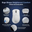DeLUX M900PRO ergonomikus vezeték nélküli egér fehér - outlet termék