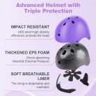 Flintronic gyerek kerékpáros sisak állítható, több sporthoz, könnyű, biztonsági - outlet termék