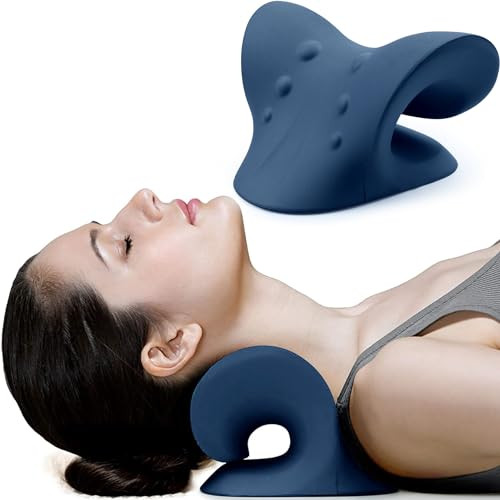 Shoulder Relaxation párna, nyaknyújtó eszköz tengerészkék - outlet termék