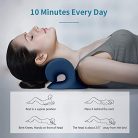 Shoulder Relaxation párna, nyaknyújtó eszköz tengerészkék - outlet termék
