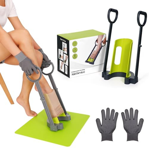 [Dressing Aid kompressziós harisnyához, szilikon csúszásgátló szőnyeggel, lehúzás - outlet termék